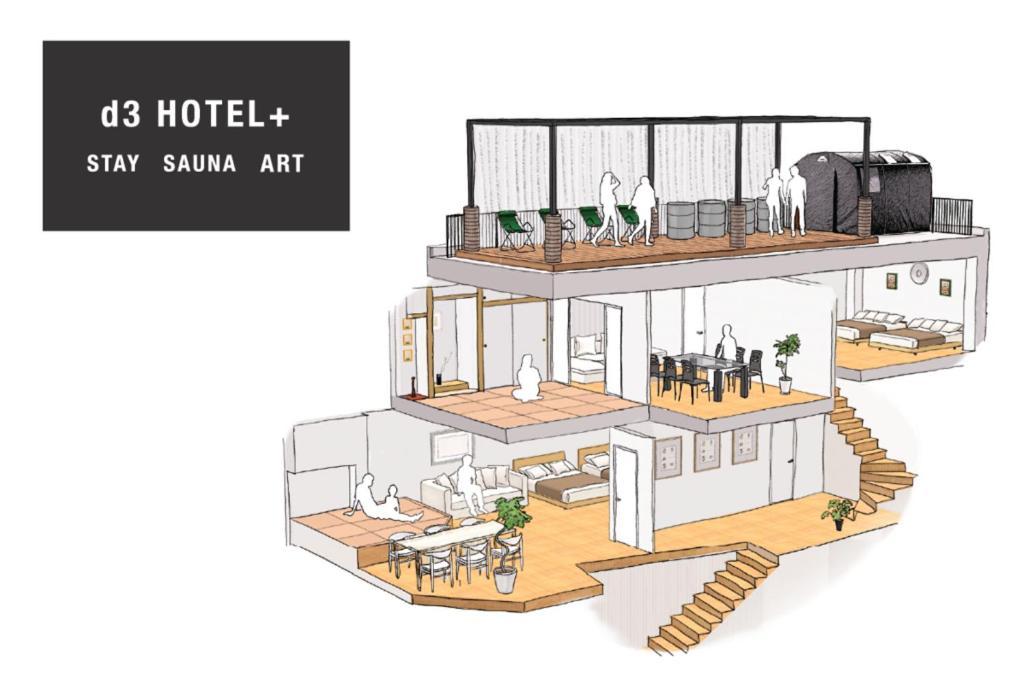 D3 Hotel Gallery2 Осака Екстер'єр фото